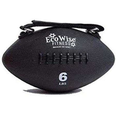 AGM GROUP 6 lbs EcoWise Slim Olive Weight Ball, Black -7.25 in. dia. 85706